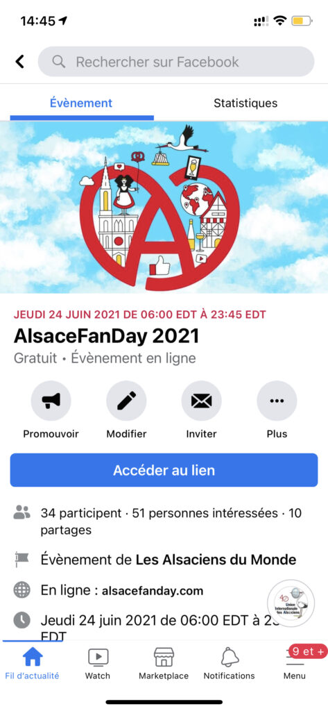 événement facebook alsacefanday2021