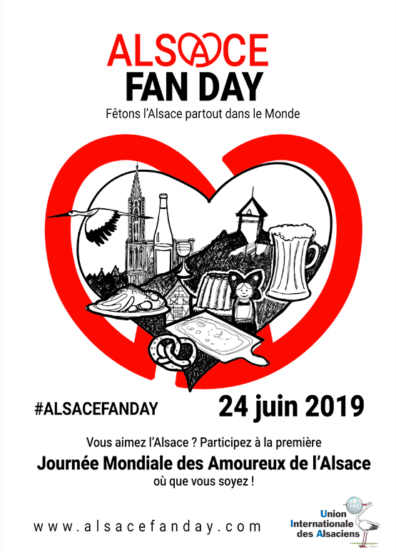 Affiche officielle de l'Alsace Fan Day 2019