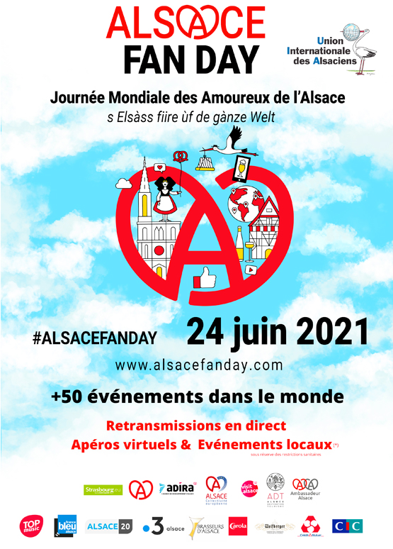 Affiche officielle de l'Alsace Fan Day 2021
