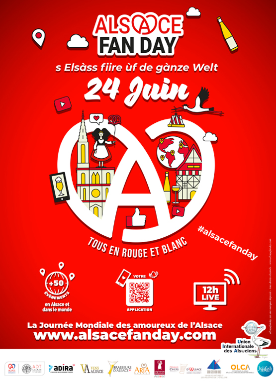 Affiche officielle de l'Alsace Fan Day 2022