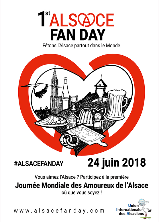 Affiche officielle de l'Alsace Fan Day 2018